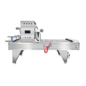 Автоматический запайщик лотков с функцией вакуумной газации и обрезкой по контуру FA-750 Foodatlas 