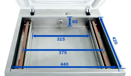 Вакуумный упаковщик DZ-400/2H Foodatlas Eco